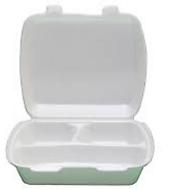 3 Gözlü Köpük Tabak 100 Adet